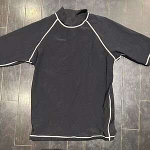 Men's Black Swim Shirt